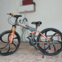 دوچرخه تاشو سایز ۲۶ المپیا ۲۱دنده دیسکی معاوضه