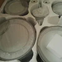 سرویس ظرف چینی ۱۲ نفره شیک ۱۳۸ پارچه|ظروف سرو و پذیرایی|لار, |دیوار