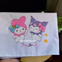 مقنعه نقاشی شده (رنگ ثابت، قابل شستن)