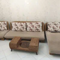 مبل نیم ست با میز وسط|مبلمان خانگی و میز عسلی|کرج, ساماندهی|دیوار