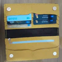 کیف پول چرم دخترونه خردلی|کیف، کفش، کمربند|اراک, |دیوار