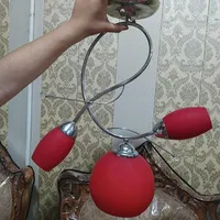 دو عدد لوستر سه شاخ کاملا سالم مخصوص کافی شاپ