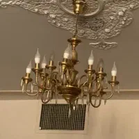۲ عدد لوستر برنز ۸ شاخه