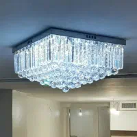 لوستر سقفی تمام کریستال