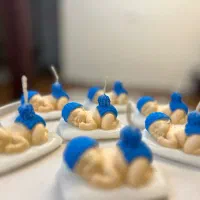 گیفت نوزادی شمع هدیه نوزاد پسر|صنایع دستی و سایر لوازم تزئینی|مشهد, دانشجو|دیوار