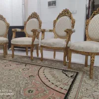 مبل سلطنتی 9 نفره میز نهار خوری 8 نفره|مبلمان خانگی و میز عسلی|دورود, |دیوار