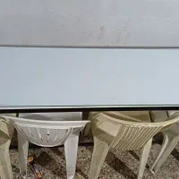 میز شیشه ایی مخصوص قهوه خانه