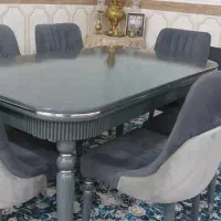 میز غذا خوری ۶نفره|میز و صندلی غذاخوری|اهواز, کمپلو جنوبی|دیوار
