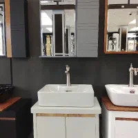 روشویی کابینتی سبز LX602 ماچادرب دوبل