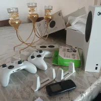 Xbox series s دو دسته با فن و ....