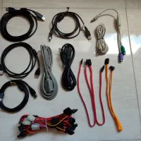 فروش تعدادی کابل ساتا ، usb ، مادر برد و برق یکجا