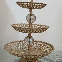 ظرف شیرینی برنزی باوزن ۲/۳۰۰کیلو گرم