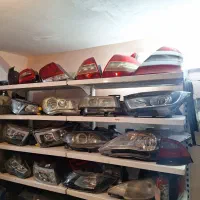 چراغ و سپر آینه بغل و....