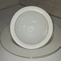 سرویس 18 نفره چینی زرین در حد نو|ظروف سرو و پذیرایی|الوند, |دیوار