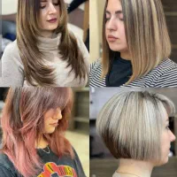 مدل کوتاهی و رنگ لایت با کلاه