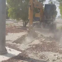 خدمات مینی بیل میکانیکی چرخ لاستیکی|خدمات پیشه و مهارت|رودان, |دیوار