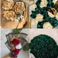 زیباترین گل های روبانی