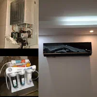 نصب تعمیر کولر گازی پکیج تصفیه‌ اب شوفاژ شیرالات