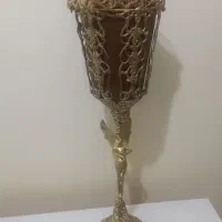 گلدان برنجی ساده|کلکسیون اشیاء عتیقه|نسیمشهر, |دیوار