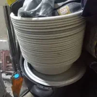 لگن کرم رنگ ۴۰کیلویی|ظروف نگهدارنده، پلاستیکی، یک‌بارمصرف|پردیس, فاز ۱|دیوار