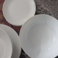 ظروف آرکوپال ساده سفید 25پارچه