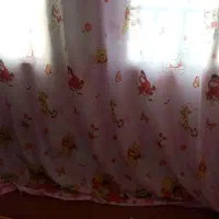 پرده ی اتاق کودک|پرده، رانر، رومیزی|قم, علی آباد سعدگان|دیوار