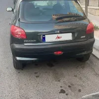۲۰۶ تیپ یک مدل۱۳۸۰ بدون رنگ وتصادف فنی بدنه سالم