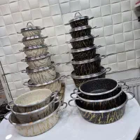 سرویس ۶ قابلمه و سه تابه مناسب جهازیه عروس