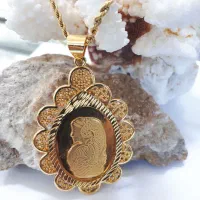 مدال وزنجیر طرح طلا|بدلیجات|زنجان, |دیوار