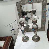 آینه و شمعدان سنتی همراه قرآن