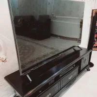 تلویزیون ال جی ۵۵ هوشمند به همراه میز|تلویزیون و پروژکتور|قدس, شهر‌قدس|دیوار