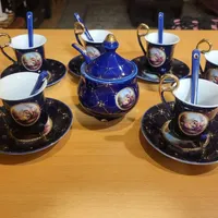 سرویس چای و قهوه خوری نو|صنایع دستی و سایر لوازم تزئینی|اصفهان, پارک مشتاق|دیوار