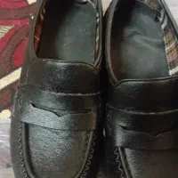 دوعدد کفش چرم طبی زنانه