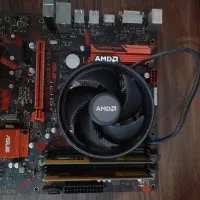 باندل amd R7 2700 مادربرد EX A320M و 8 گیگ رم DDR4