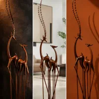 غزال دوتای چوبی