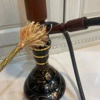 قلیان برنجی و چوب سرخ اعلا|کلکسیون و سرگرمی|مشهد, نیروی هوایی|دیوار