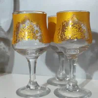 تنگ و ۶ عدد جام شیشه ای