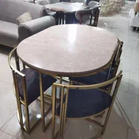 میز غذا خوری کمجا فلزی فورتیک