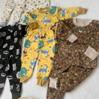 ست بلوز شلوار تو کرکی گرم بچگانه نوزادی بچگونه|کفش و لباس بچه|مشهد, گلشور|دیوار