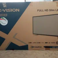 تلویزیون  ایکس ویژن .۴۳ اینچ . ال ای دی سوخته