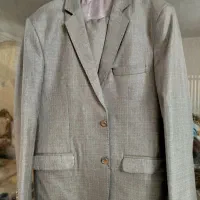 کت و شلوار ۵۰ خاکستری متالیک نو|لباس|خاش, |دیوار