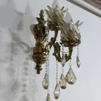 دیوار کوب دو شاخه برنز