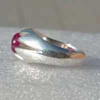 یاقوت استار اصل زیبا و خوش رنگ با رکاب دست ساز|جواهرات|تهران, شهید رجایی|دیوار