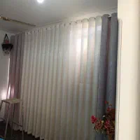 پرده طوسی|پرده، رانر، رومیزی|اهواز, کمپلو جنوبی|دیوار