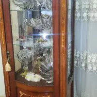 گنجه ، ویترین سرویس چوب|بوفه، ویترین، کنسول|مشهد, زمرد|دیوار