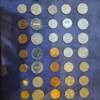 ۴۵ عدد سکه خارجی از کشور های مختلف