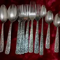 70 ساله قاشق چنگال عتیقه ضخیم محکم زیبا|ظروف سرو و پذیرایی|تهران, والفجر|دیوار