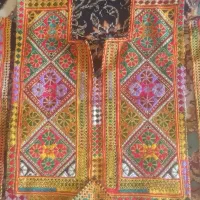 زی آستین چرخ و دست|لباس|گنبد کاووس, |دیوار