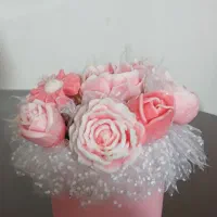 باکس گل شمع
