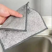 اسکاچ نانو درجه ۱ جدید دو لایه توری آنتی باکتریال|لوازم نظافت|ماهدشت, |دیوار